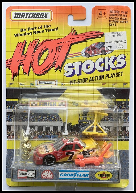 MB221-CHEVROLET LUMINA Stock Car #7 Matchbox Racing （Hot Stocks Pit-Stop Action.jpg