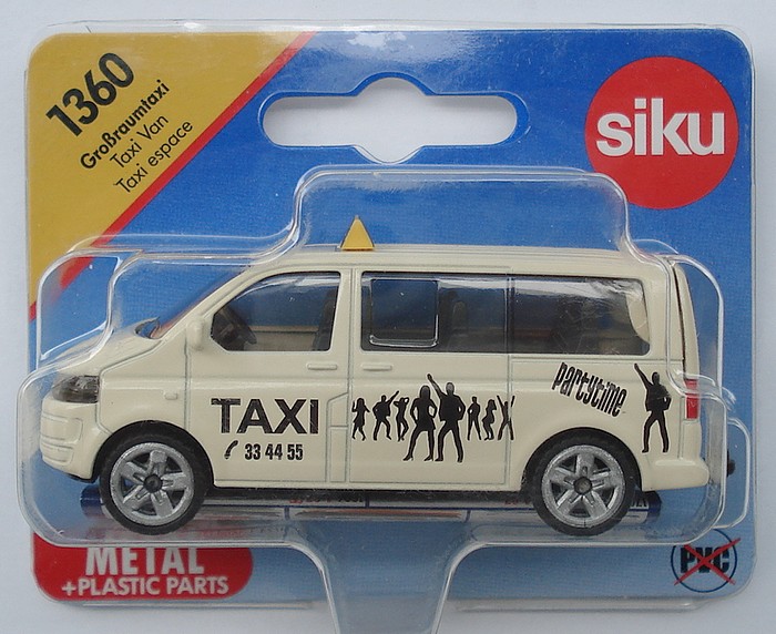 Siku 1360 VW Volkswagen Multivan T5 Taxi Espace Partytime.jpg